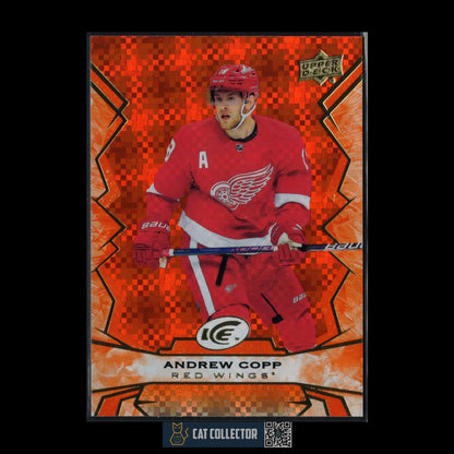 2022-23 UD Ice ANDREW COPP #97 Orange - Detroit Red Wings