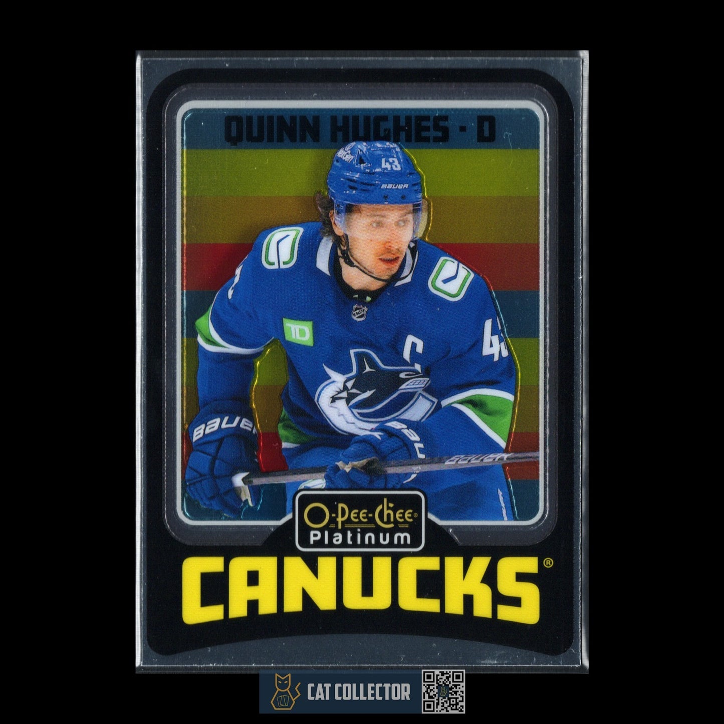 2024-25 O-Pee-Chee Platinum QUINN HUGHES #R21 Retro