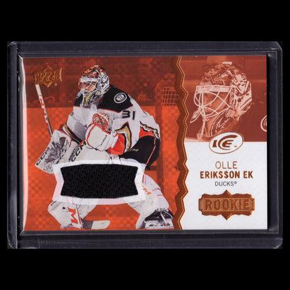 2023-24 UD Ice OLLE ERIKSSON EK #103 Rookie Jersey - Anaheim Ducks