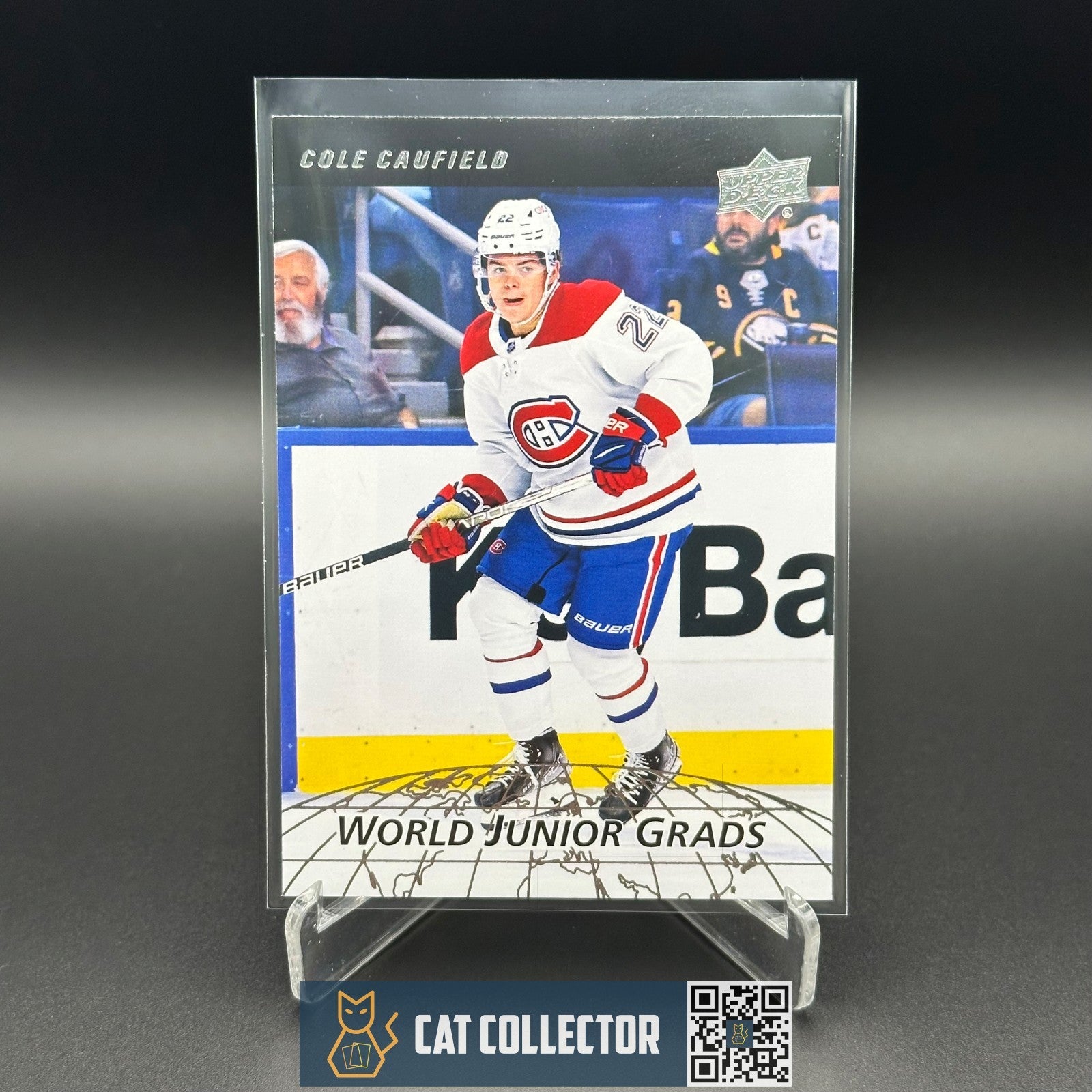 2022-23 UD Series 2 COLE CAUFIELD #WG-20 World Junior Grads - Montreal Canadiens
