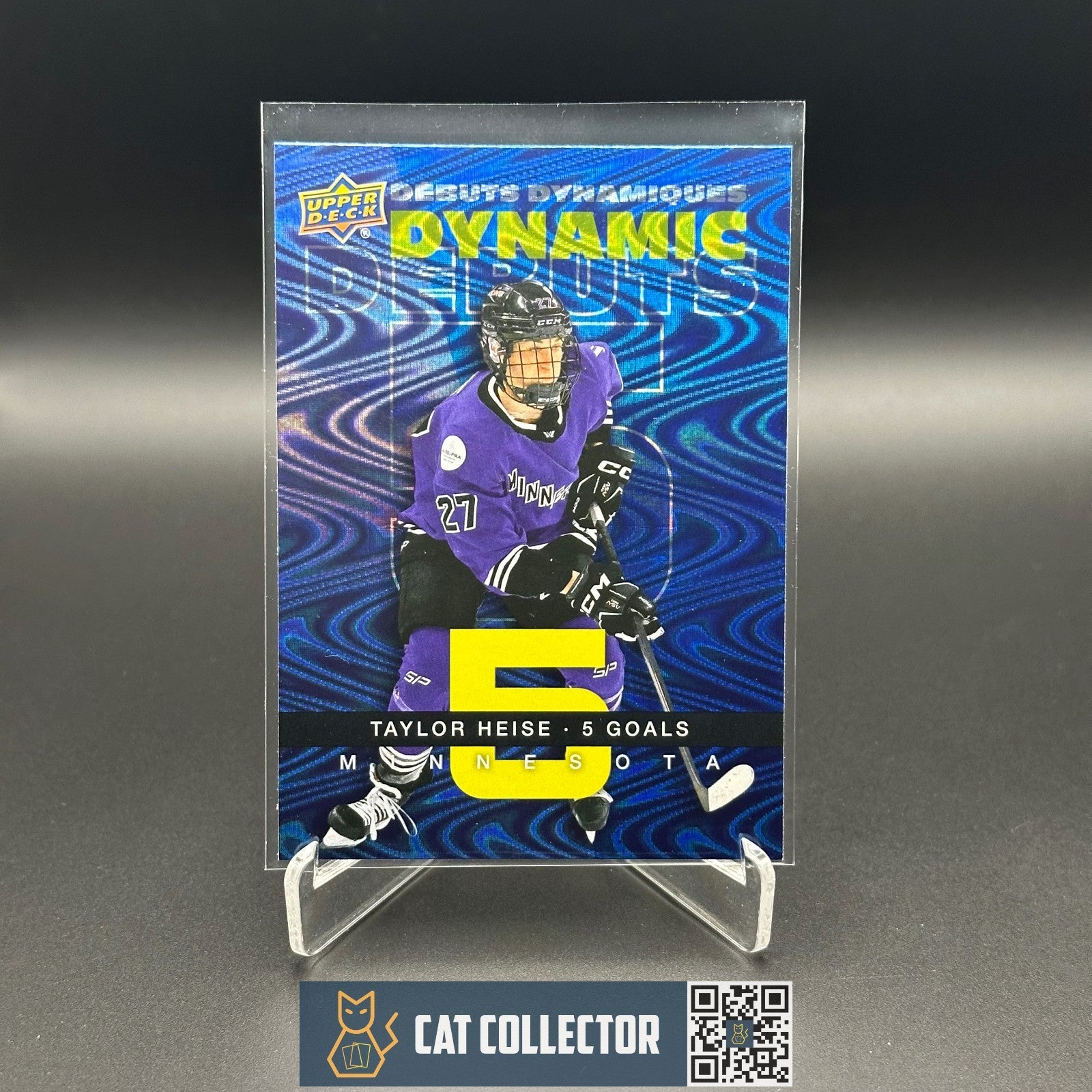 2024-25 UD Tim Hortons TAYLOR HEISE #DD-1 Dynamic Debuts PWHL Minnesota Frost