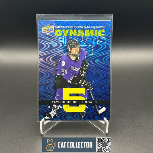 2024-25 UD Tim Hortons TAYLOR HEISE #DD-1 Dynamic Debuts PWHL Minnesota Frost