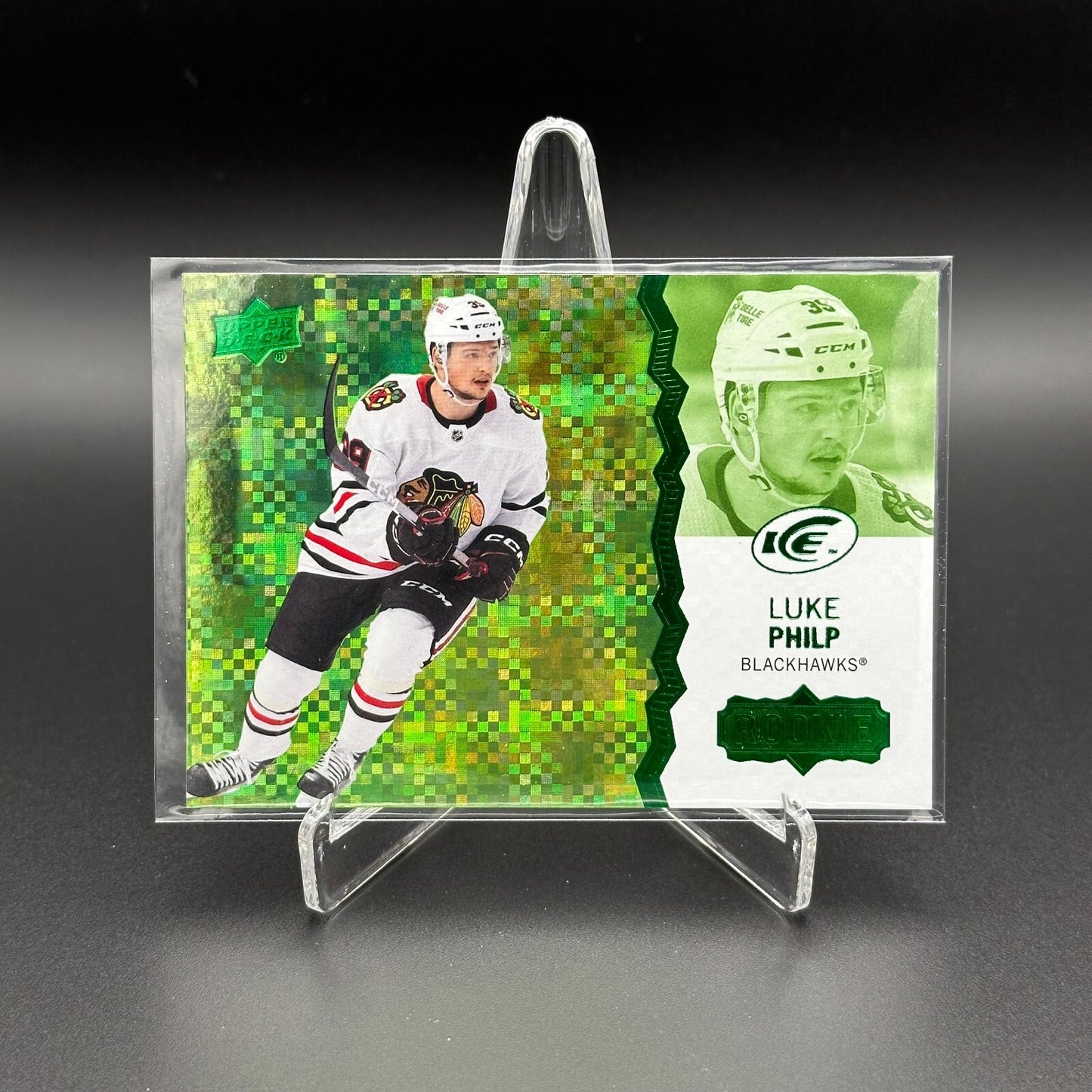 2023-24 Upper Deck Ice BASE & ROOKIE Green parallel ~ YOU PICK from the list!