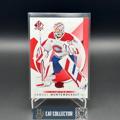 2024-25 UD SP Authentic SAMUEL MONTEMBEAULT #62 Limited Red