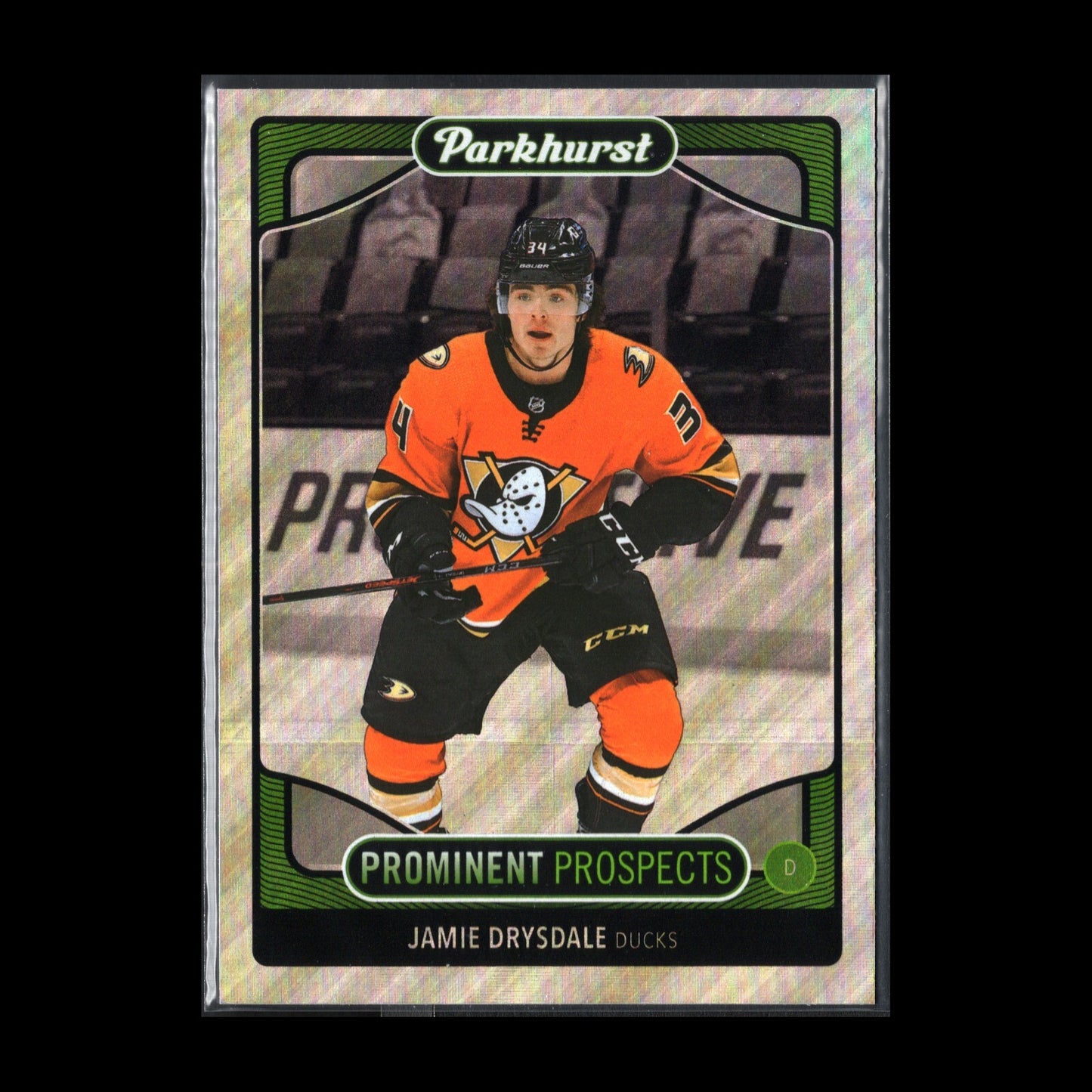2021-22 UD Parkhurst JAMIE DRYSDALE #PP15 Prominent Prospects RC - Anaheim Ducks