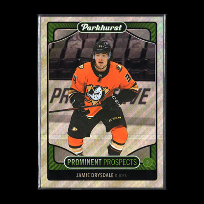 2021-22 UD Parkhurst JAMIE DRYSDALE #PP15 Prominent Prospects RC - Anaheim Ducks
