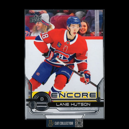 2024-25 UD Extended series LANE HUTSON #E-24 Encore Rookie RC