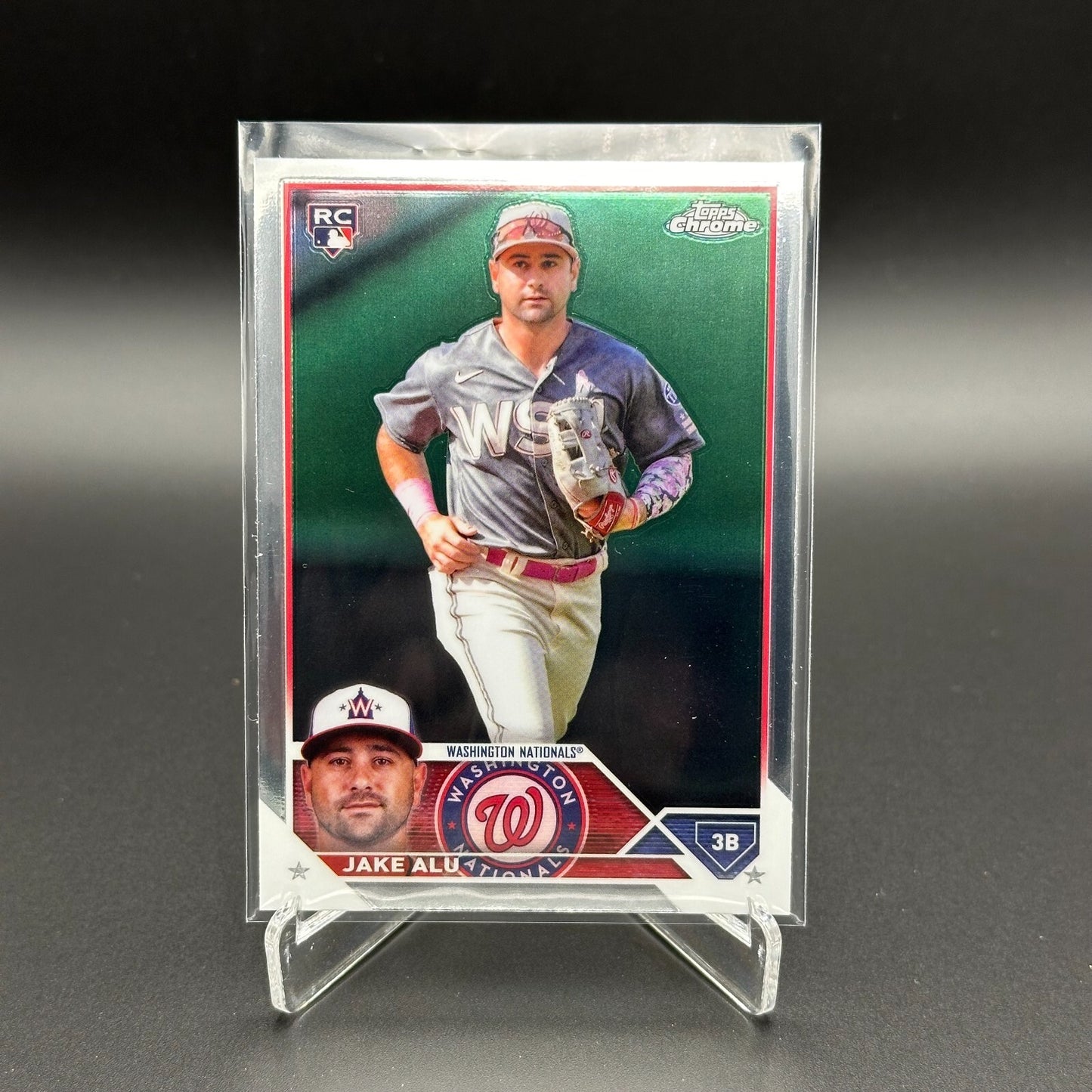 2023 Topps Chrome Updated Series JAKE ALU #USC65 Rookie RC Washington Nationals