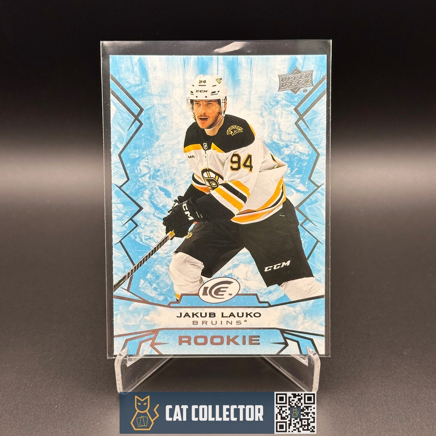 2022-23 UD Ice JAKUB LAUKO #111 Rookie RC - Boston Bruins