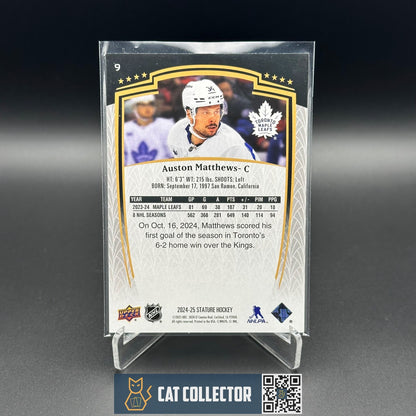 2024-25 Upper Deck Stature AUSTON MATTHEWS #9 Toronto Maple Leafs