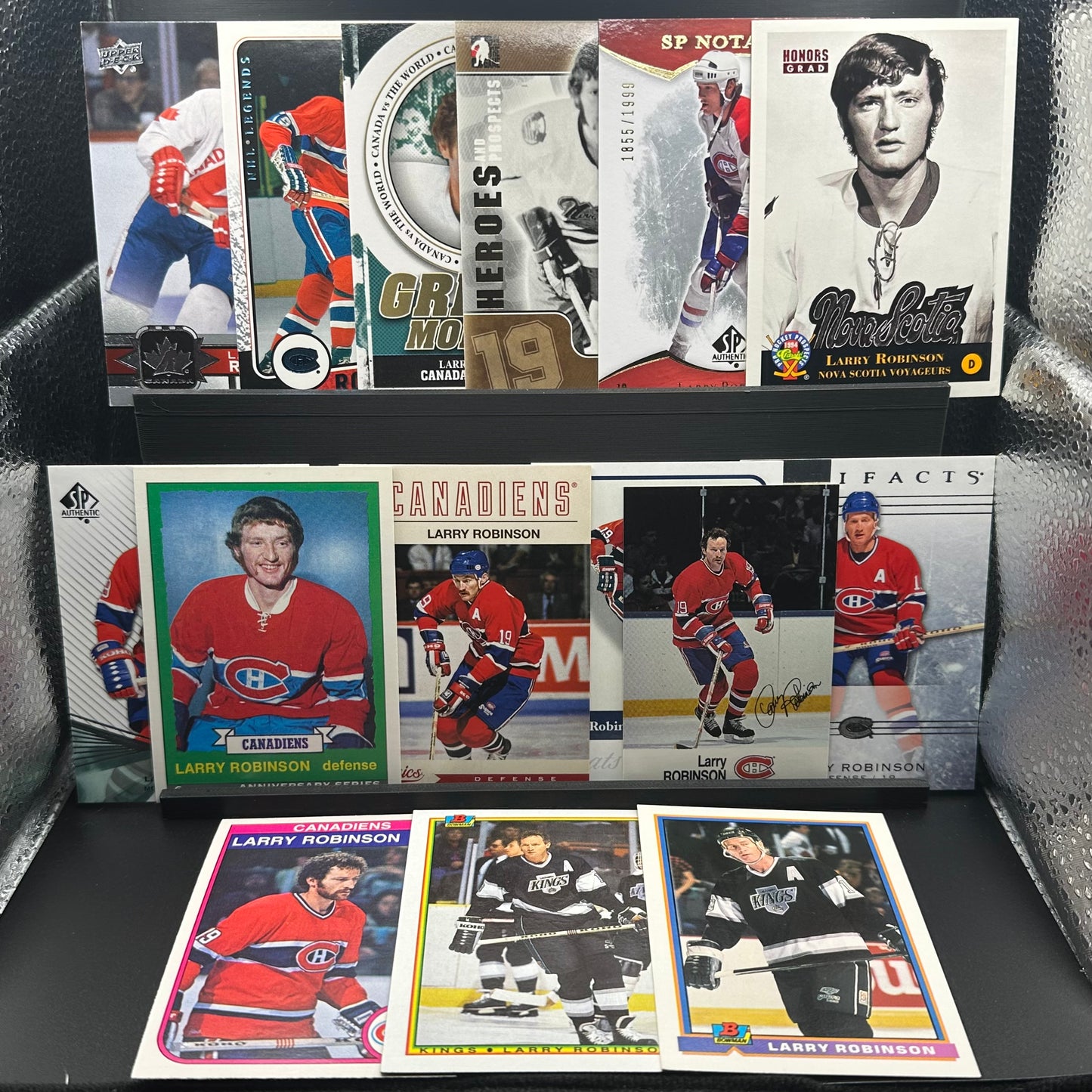 Lot de 15 cartes - Larry Robinson - Canadiens de Montreal