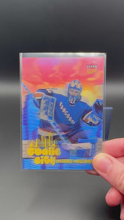 2025-26 Fleer Ultra PWHL EMERANCE MASCHMEYER #G-13 Goalie City 3D Lenticular