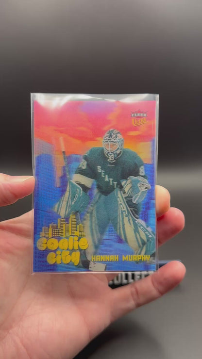2025-26 Fleer Ultra PWHL HANNAH MURPHY #G-12 Goalie City 3D Lenticular RC